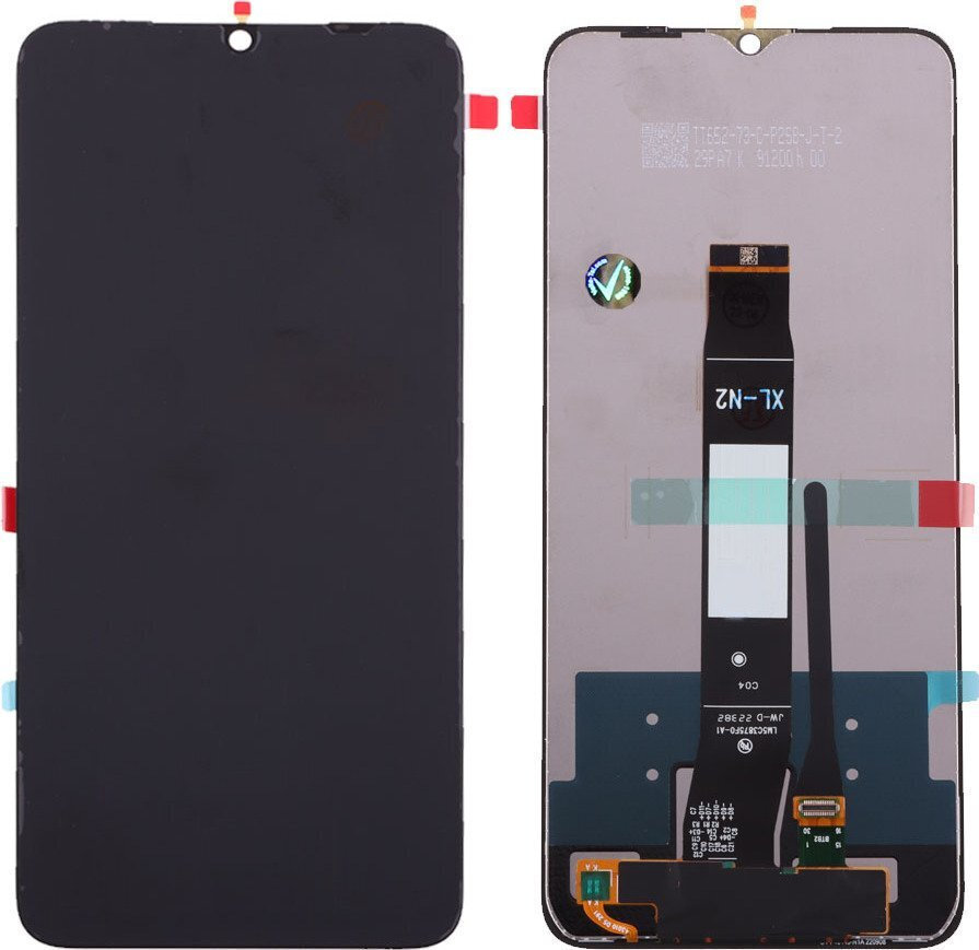 OEM Οθόνη LCD και Μηχανισμός Αφής Xiaomi Redmi A2 / A2+ 4G 2023 Μαύρη Χωρίς Frame
