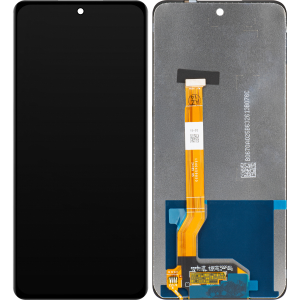OEM Οθόνη LCD και Μηχανισμός Αφής Realme C55 4G / C67 5G / 11 5G / A79 / A98 5G / A58 4G / A1 (2023) Μαύρη Χωρίς Frame