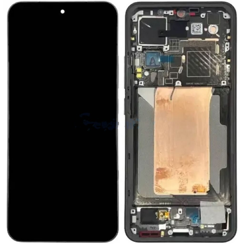 Γνήσια Οθόνη OLED και Μηχανισμός Αφής Xiaomi 15 5G Μαύρη με Frame 560061000O300