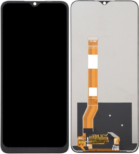 OEM Οθόνη LCD και Μηχανισμός Αφής Realme C35 / NRZ 50A Prime 4G (2022) Μαύρη Χωρίς Frame