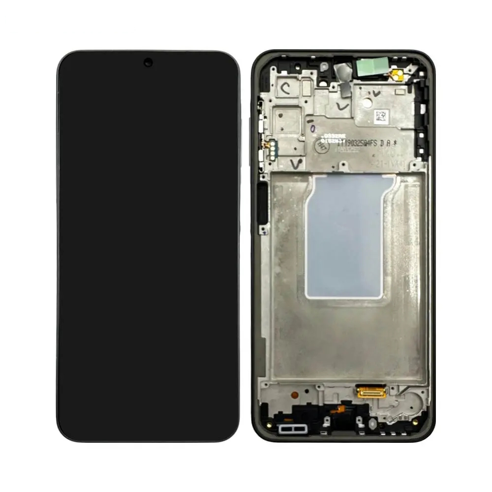 Γνήσια Οθόνη LCD και Μηχανισμός Αφής με Frame Samsung Galaxy A26 5G A266B Black GH82-37049A