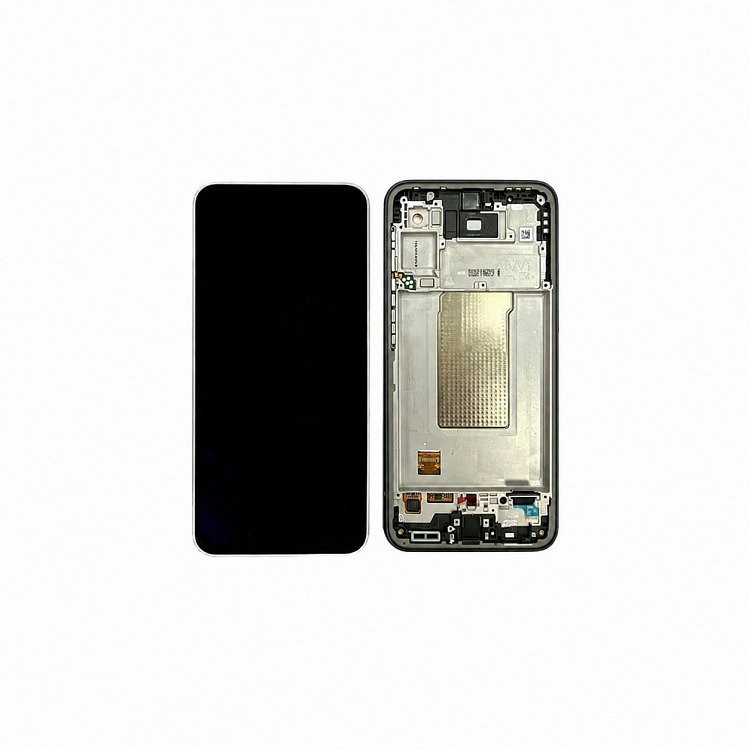 Γνήσια Οθόνη Samsung Galaxy  A37  A376B Black Με Frame GH82-39232A