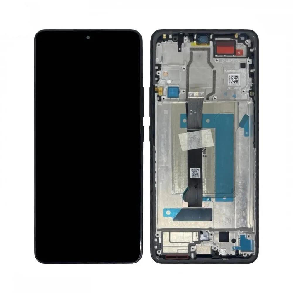 Γνήσια Οθόνη LCD και Μηχανισμός Αφής Με Frame Xiaomi Poco F6 5G Tarnish 5600040N16T00 Service Pack